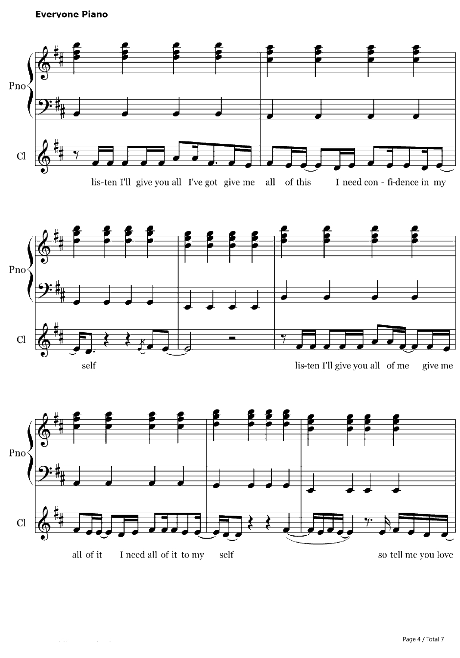 Wicked Games钢琴谱-TheWeeknd　-伴奏4