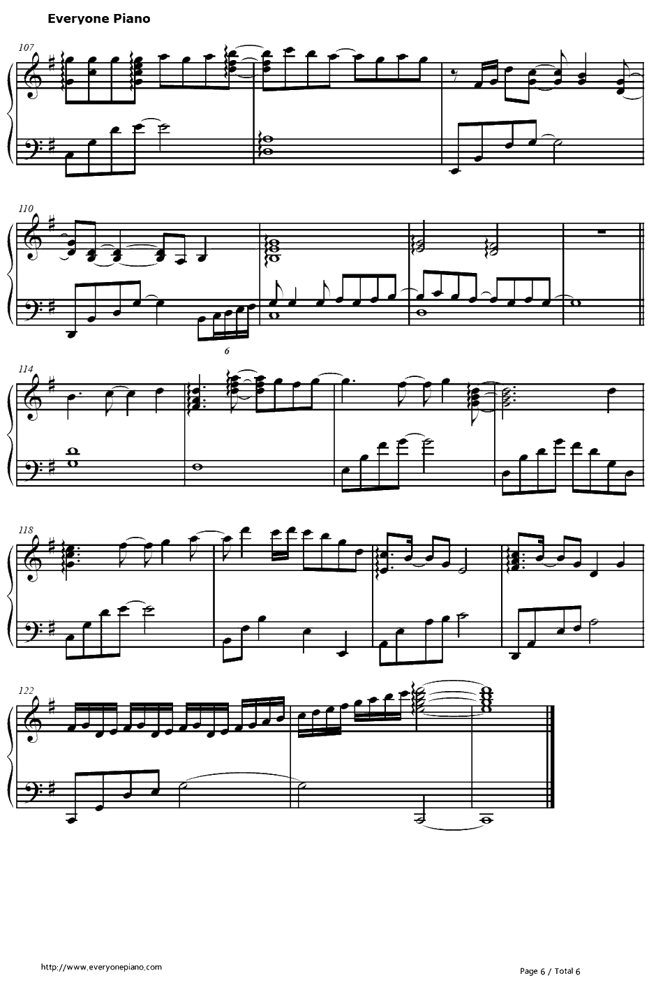 Super Generation钢琴谱-水树奈奈6