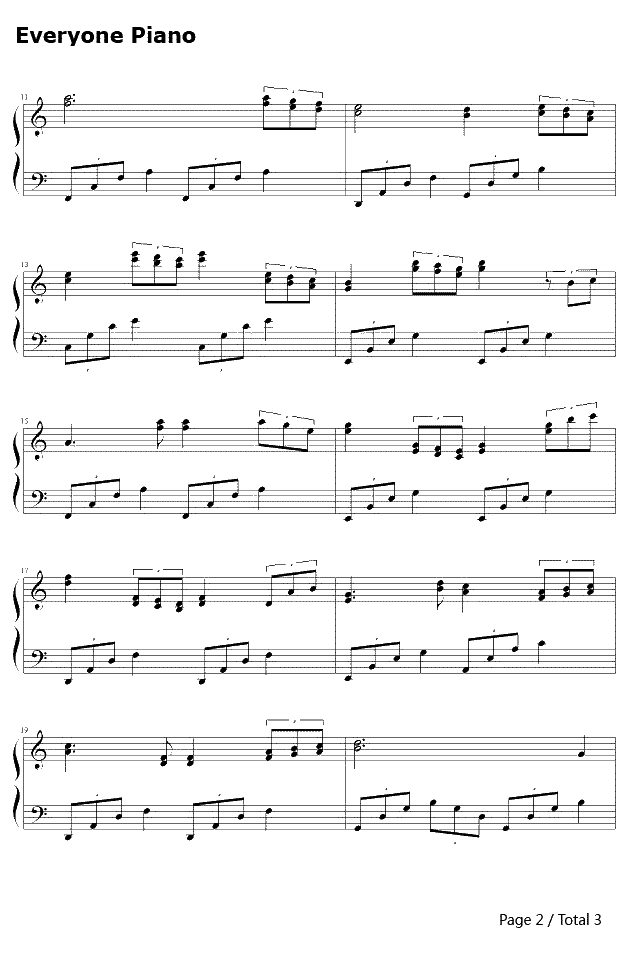 新不了情钢琴谱-鲍比达2