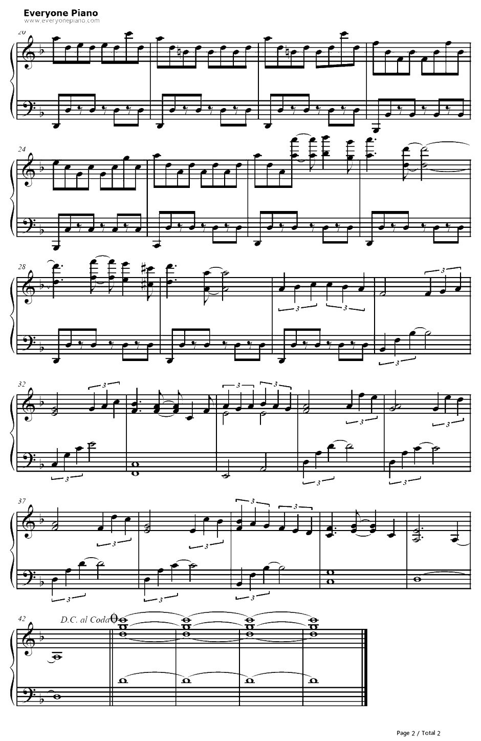 舞夢!!钢琴谱-梶浦由记-舞-HiMEOST2