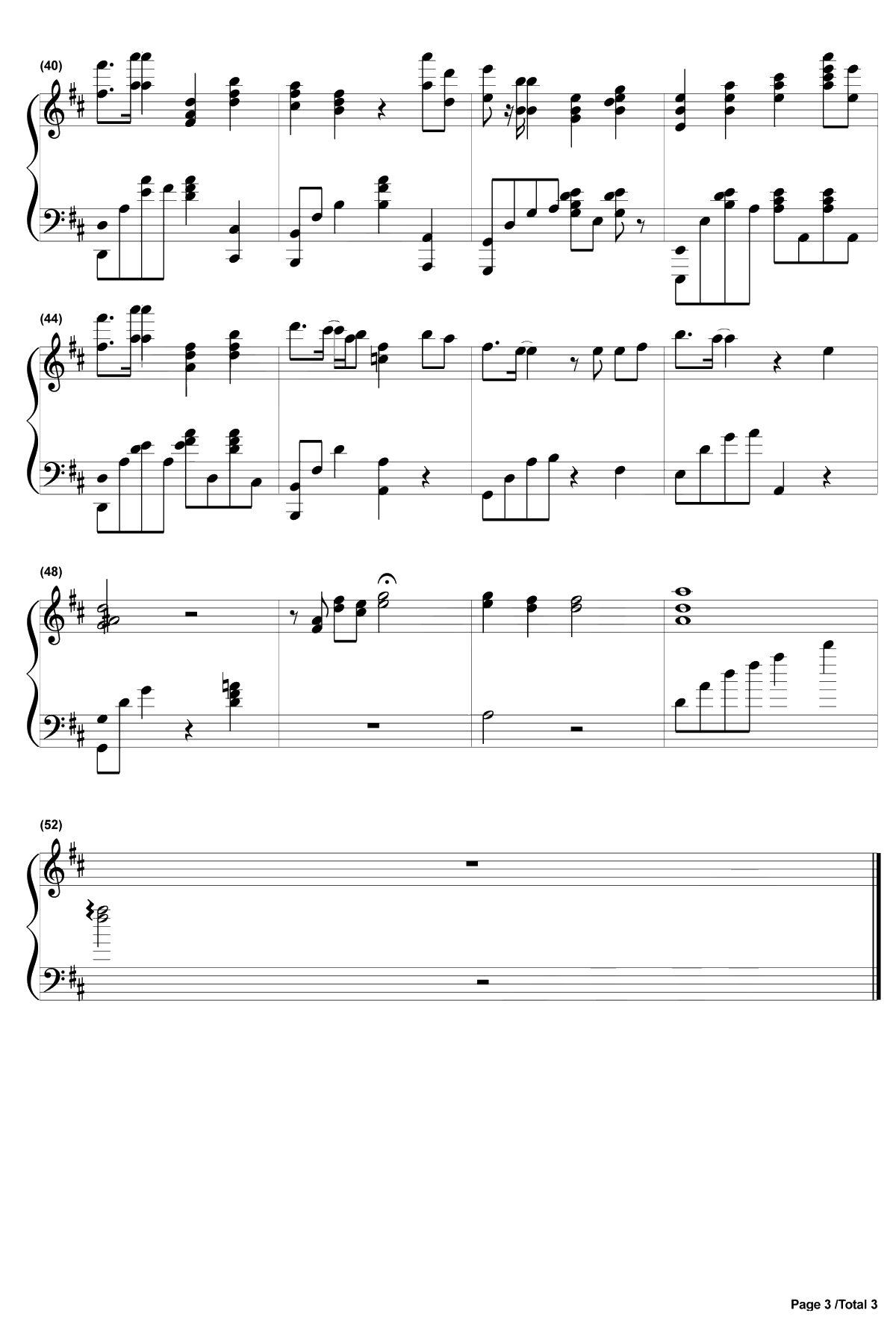 春暖花开钢琴谱-那英2013央视春晚3