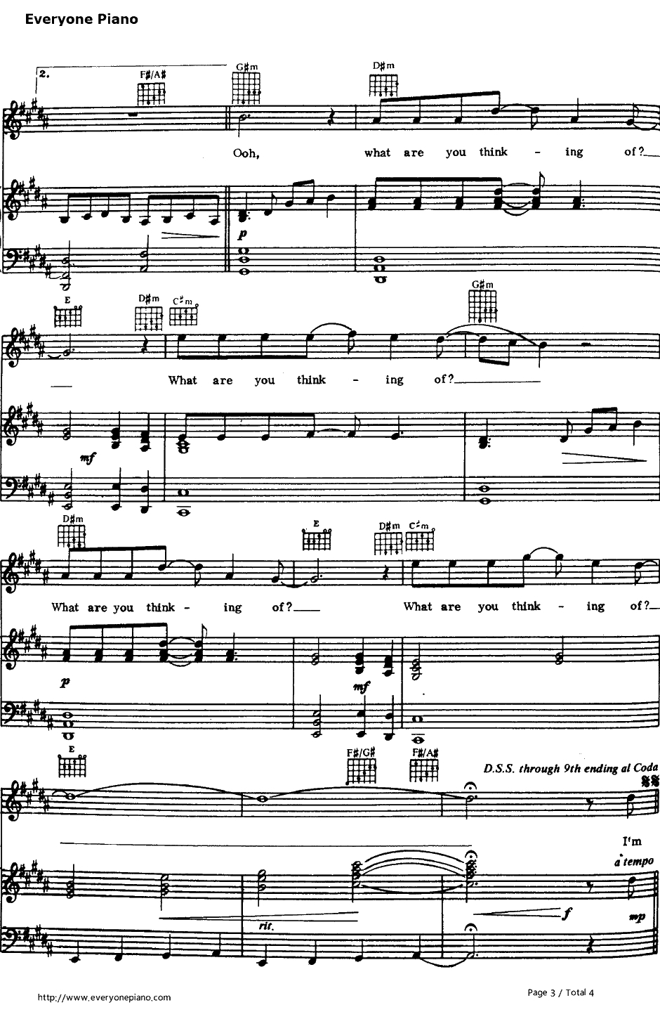 All Out Of Love钢琴谱-AirSupply3