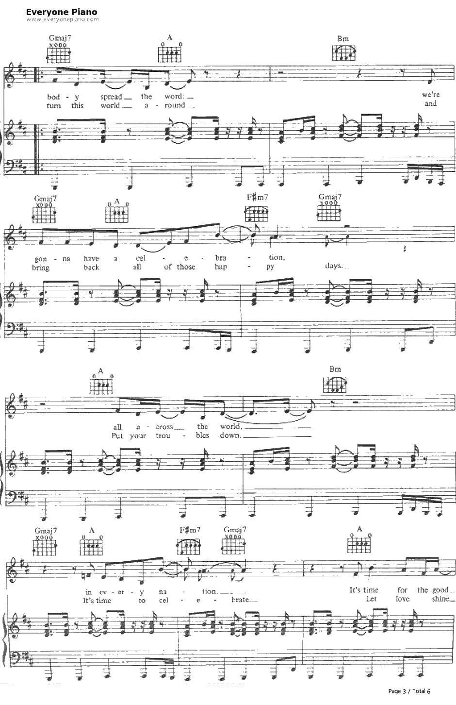 Holiday钢琴谱-Madonna3