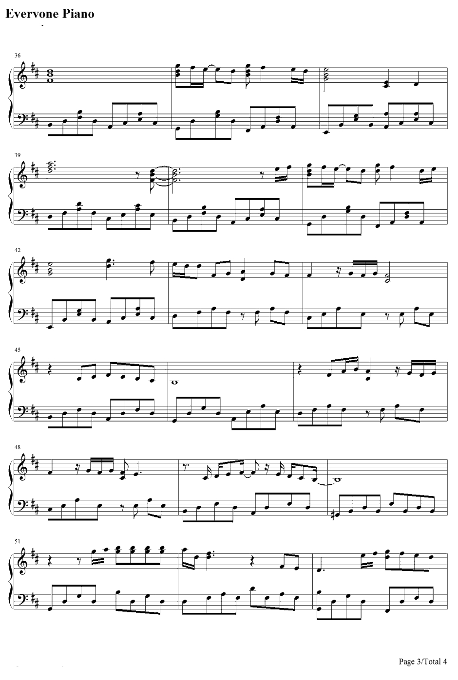 Alway son My Mind钢琴谱-ElvisPresley3