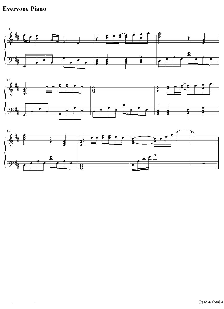 Alway son My Mind钢琴谱-ElvisPresley4