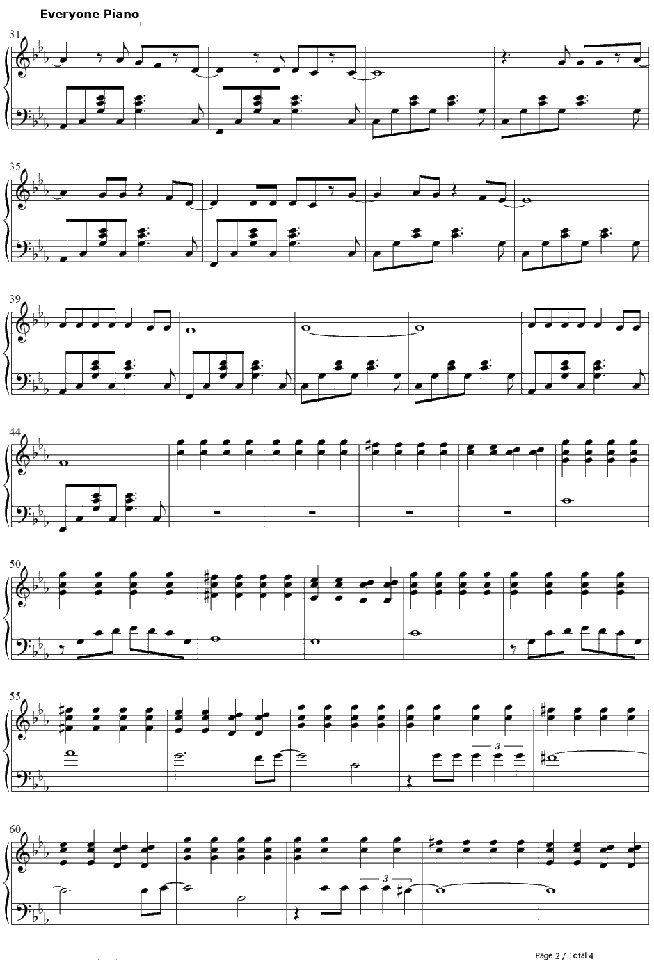 Battle Cry钢琴谱-ImagineDragons-变形金刚4：绝迹重生主题曲2