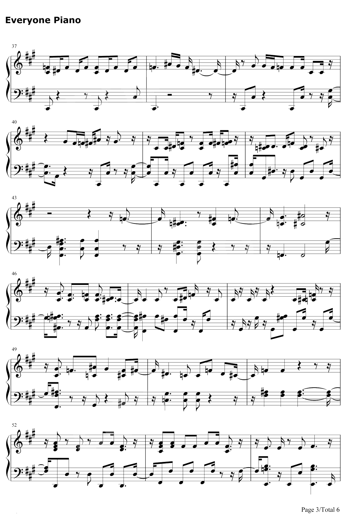 Wake Me Up钢琴谱-TWICE3