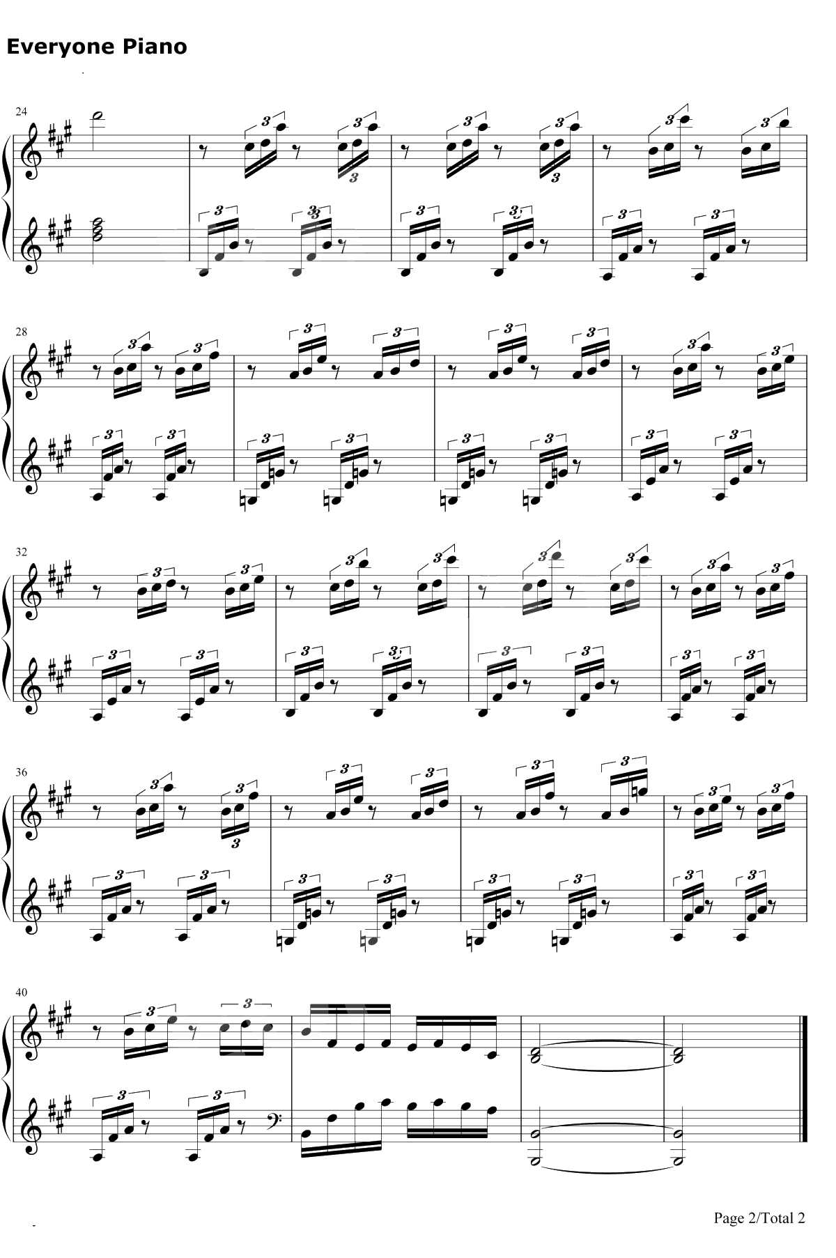 幻想曲之彷徨钢琴谱-原创2