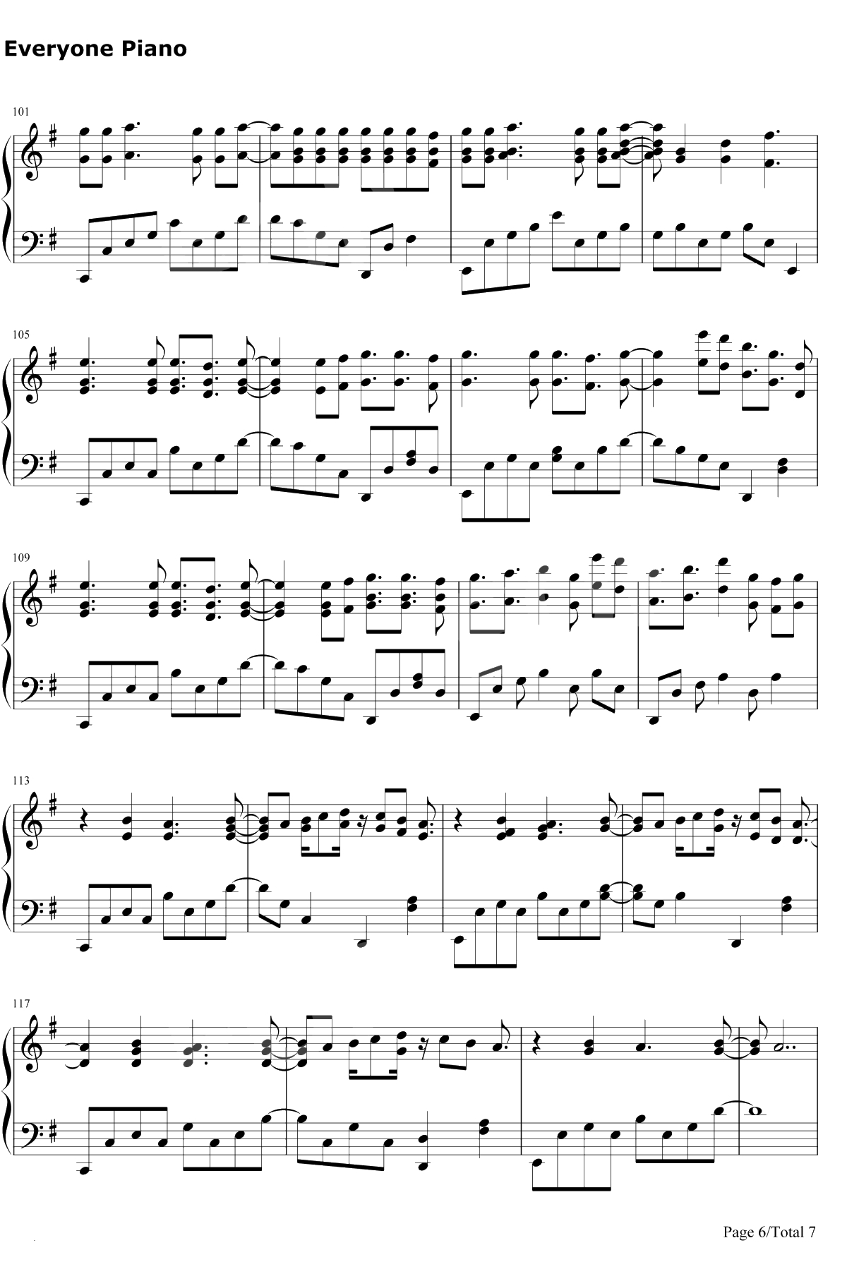 Pick Me钢琴谱-CJ E&M6