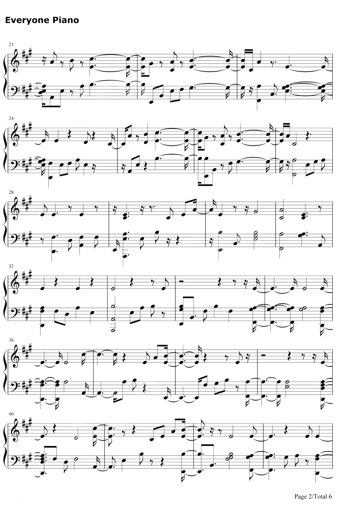 Girls Like You钢琴谱-Maroon52