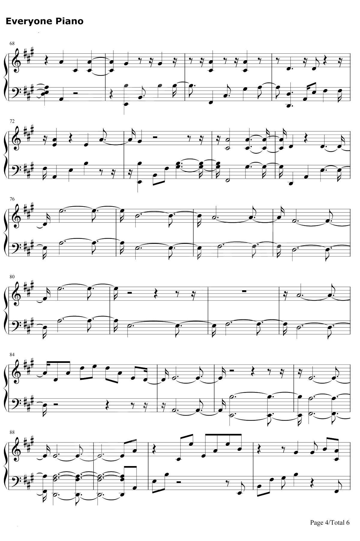 Girls Like You钢琴谱-Maroon54