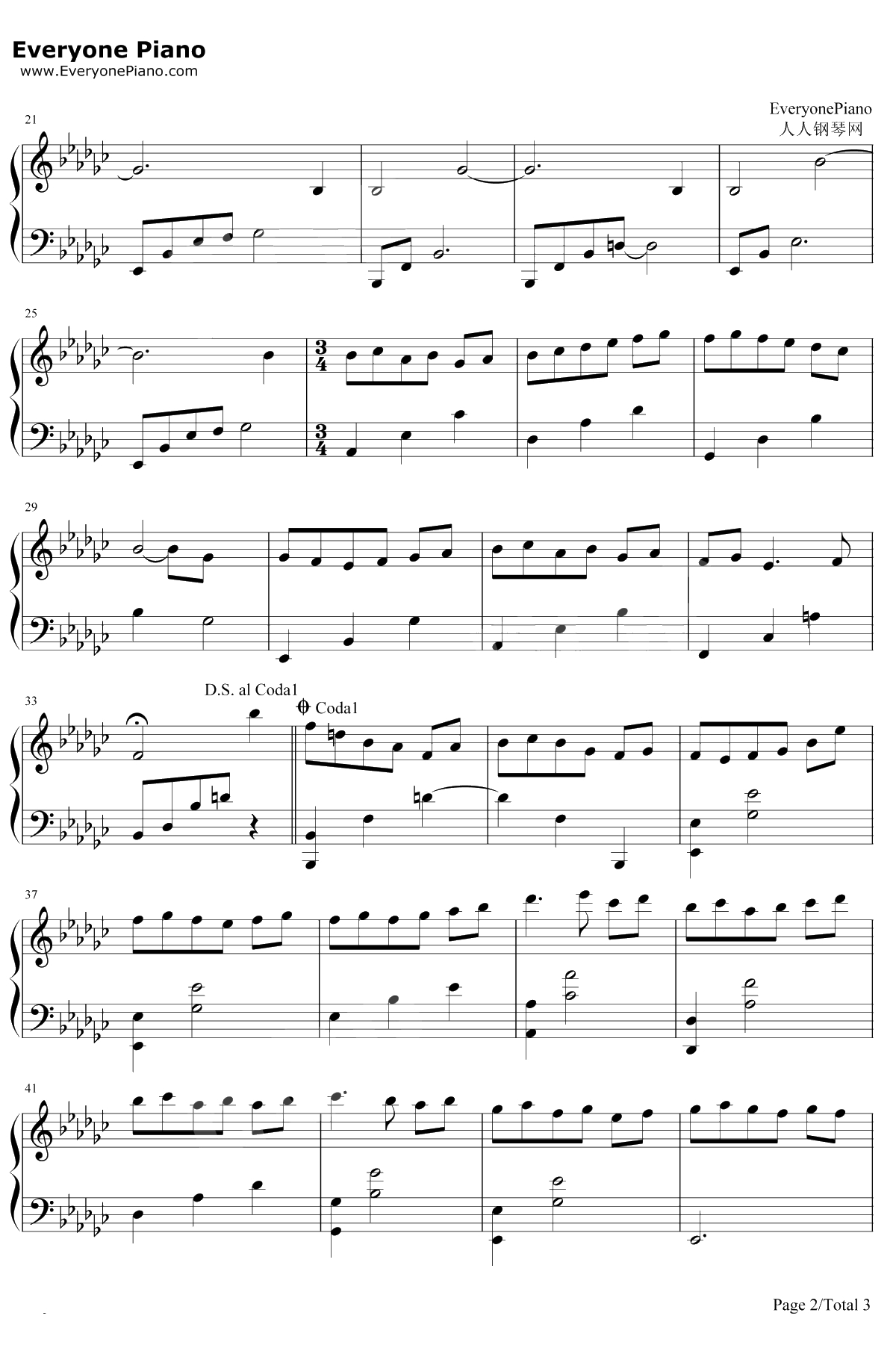 Beethoven's Silence钢琴谱-Ernesto Cortazar2