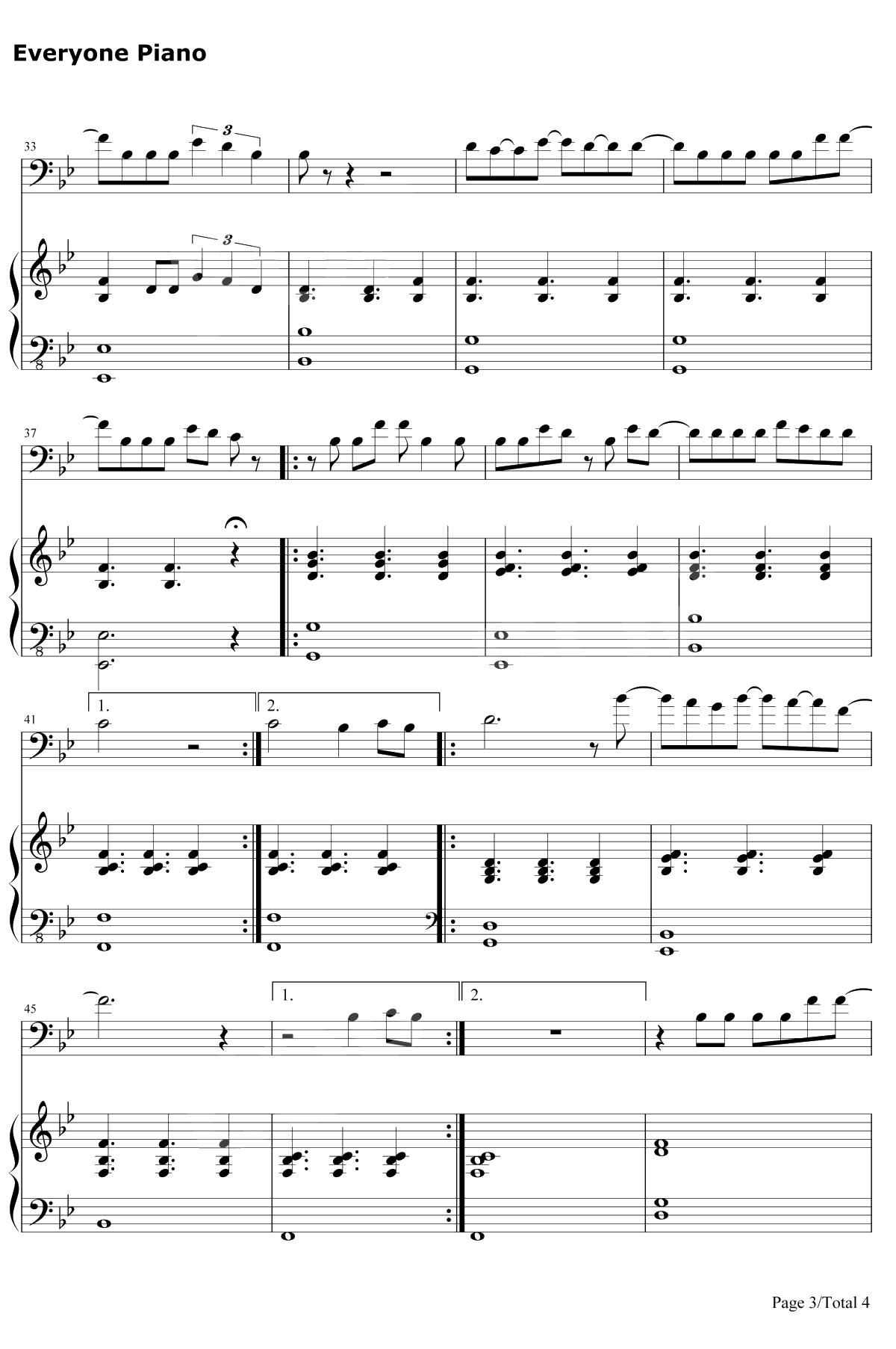 When We're Old钢琴谱-Ieva Zasimauskaitè3