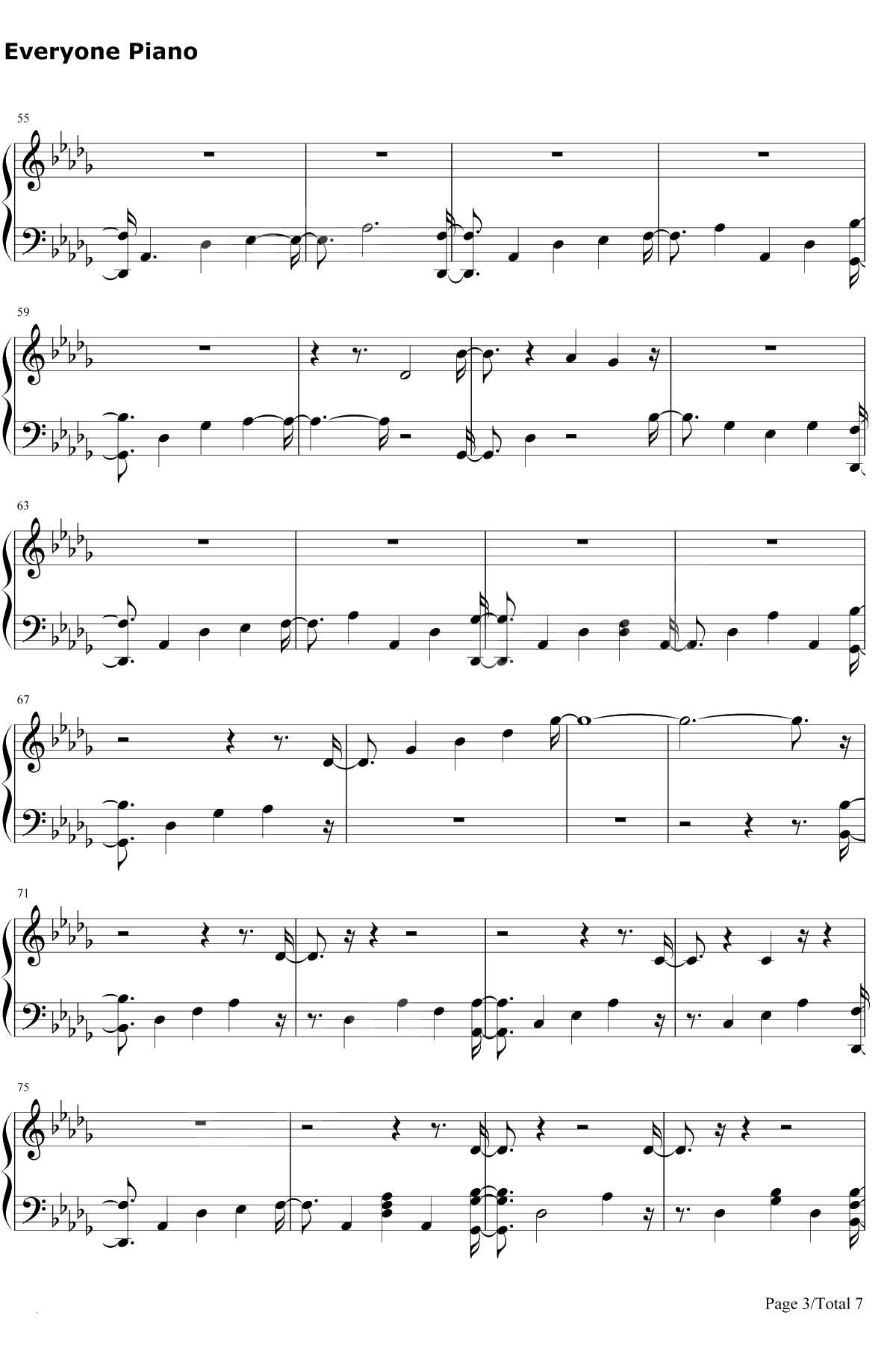 We Are钢琴谱-Noah Cyrus / MO3