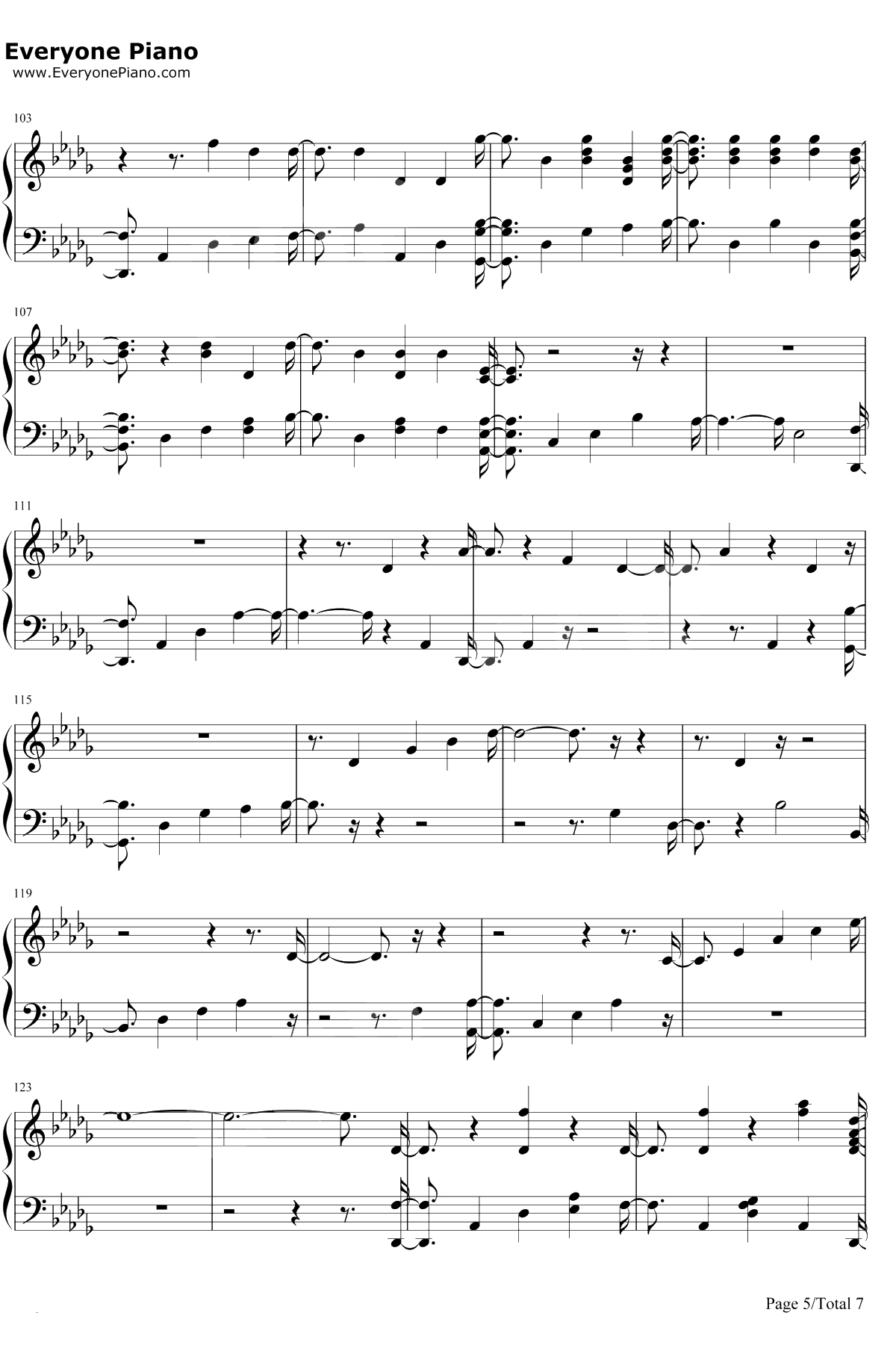 We Are钢琴谱-Noah Cyrus / MO5