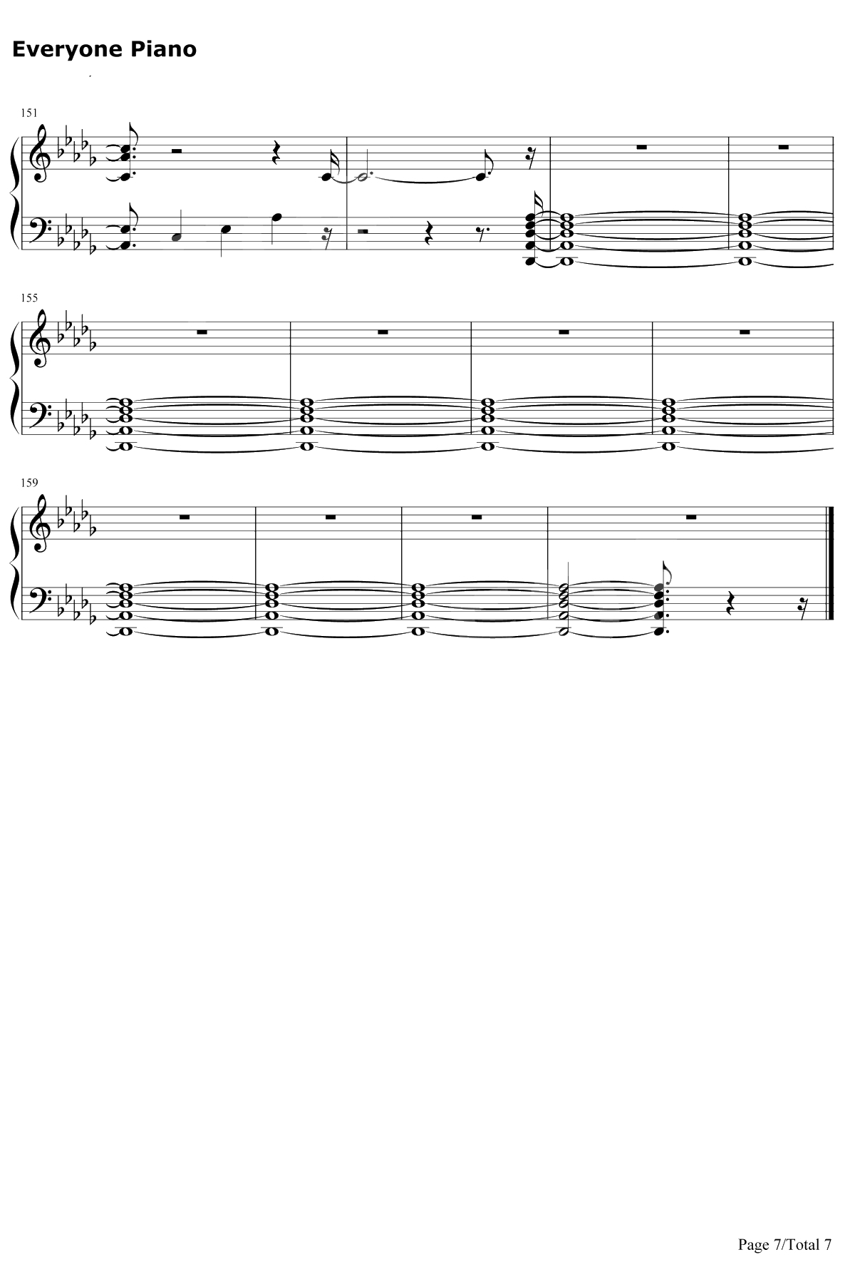 We Are钢琴谱-Noah Cyrus / MO7