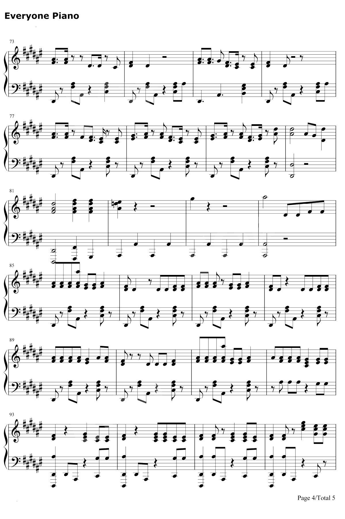 Sangria Wine钢琴谱-Pharrell Williams / Camila Cabello4