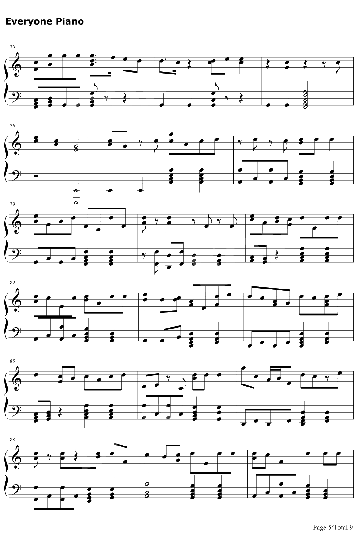 Bishops Knife Trick钢琴谱-Fall Out Boy5