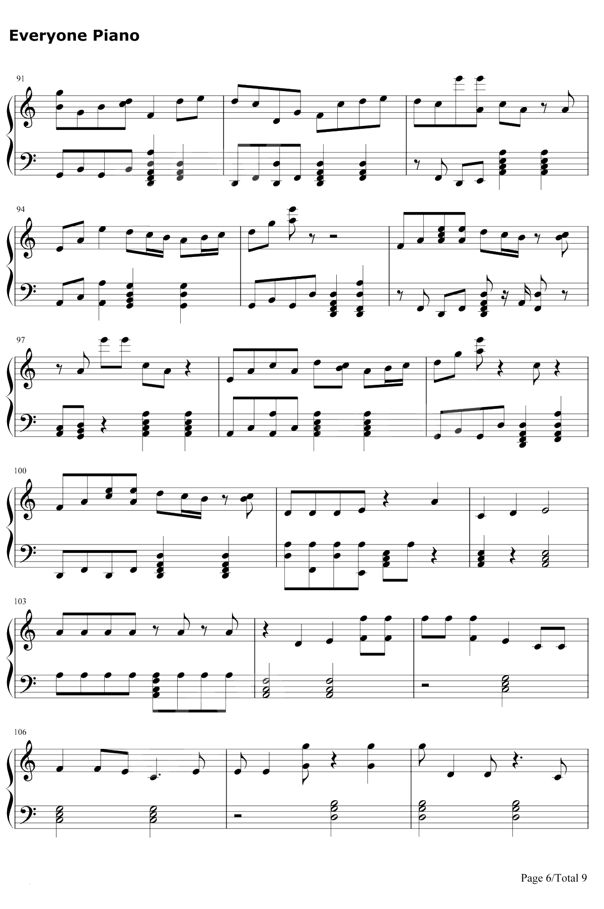 Bishops Knife Trick钢琴谱-Fall Out Boy6