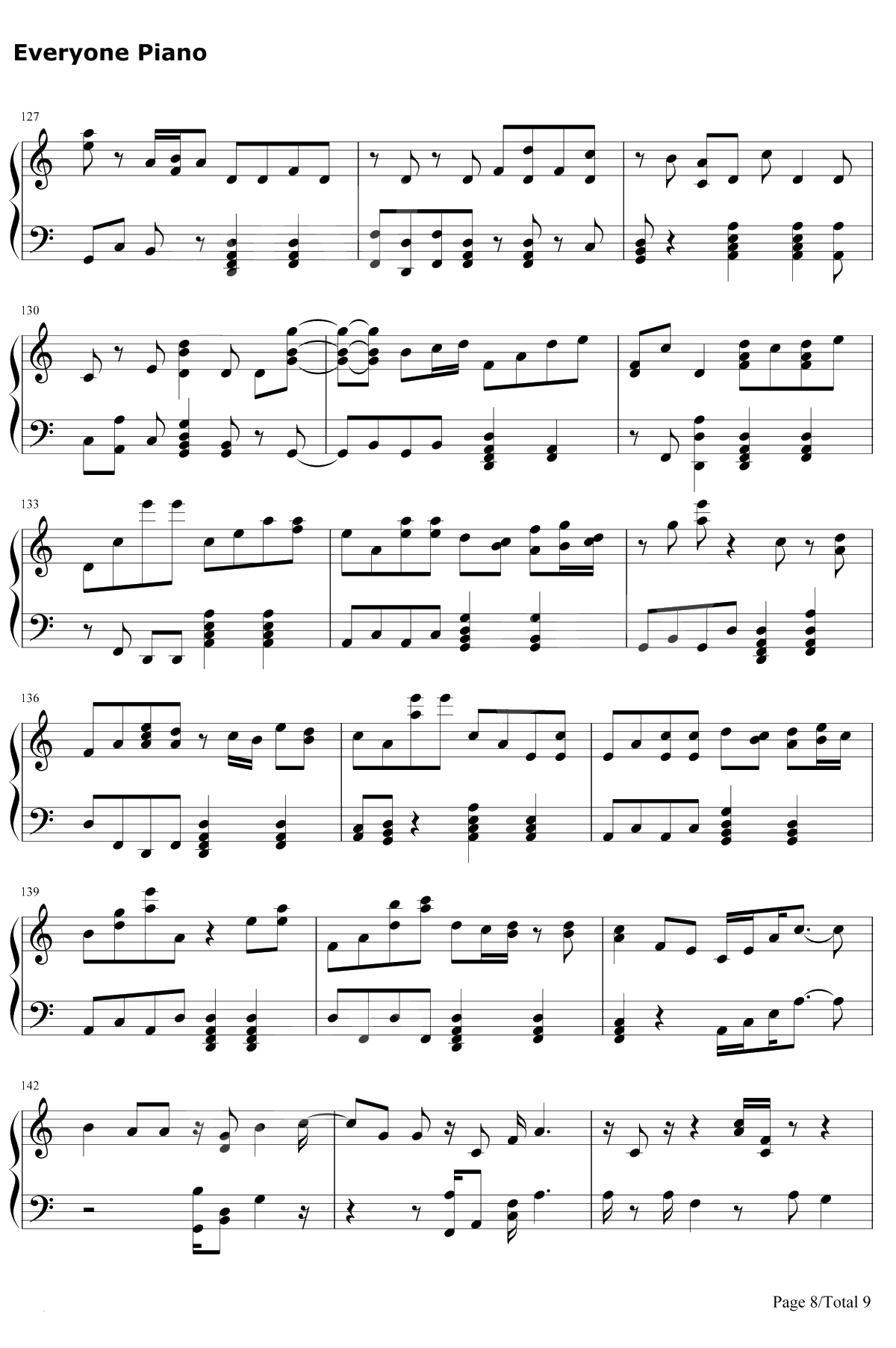 Bishops Knife Trick钢琴谱-Fall Out Boy8