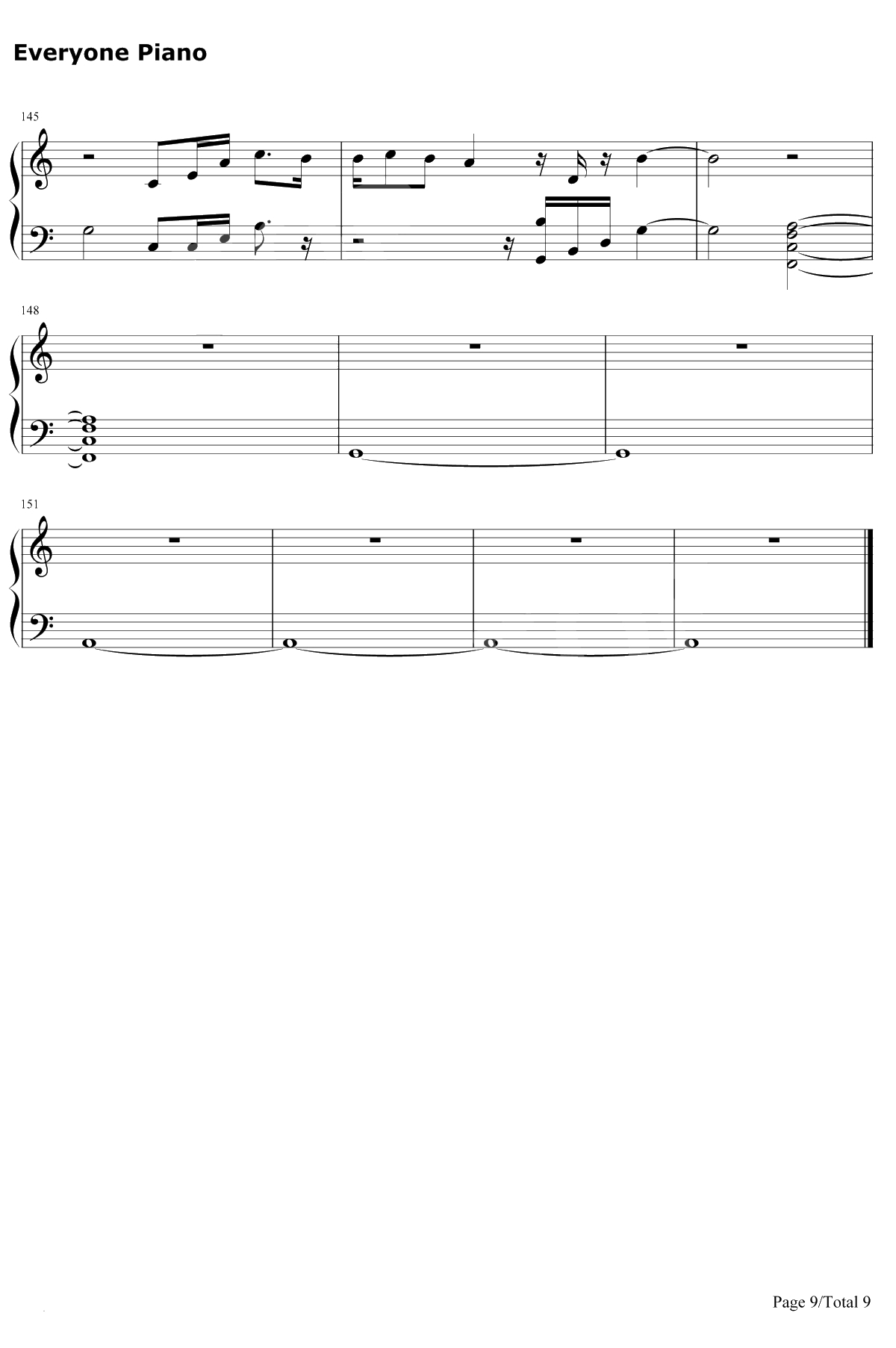 Bishops Knife Trick钢琴谱-Fall Out Boy9