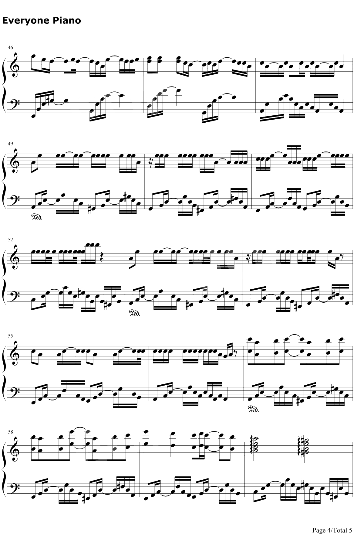 柒月钢琴谱-许嵩-石头剪子布4