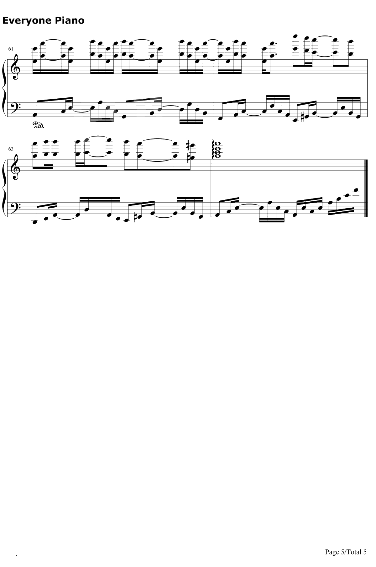 柒月钢琴谱-许嵩-石头剪子布5