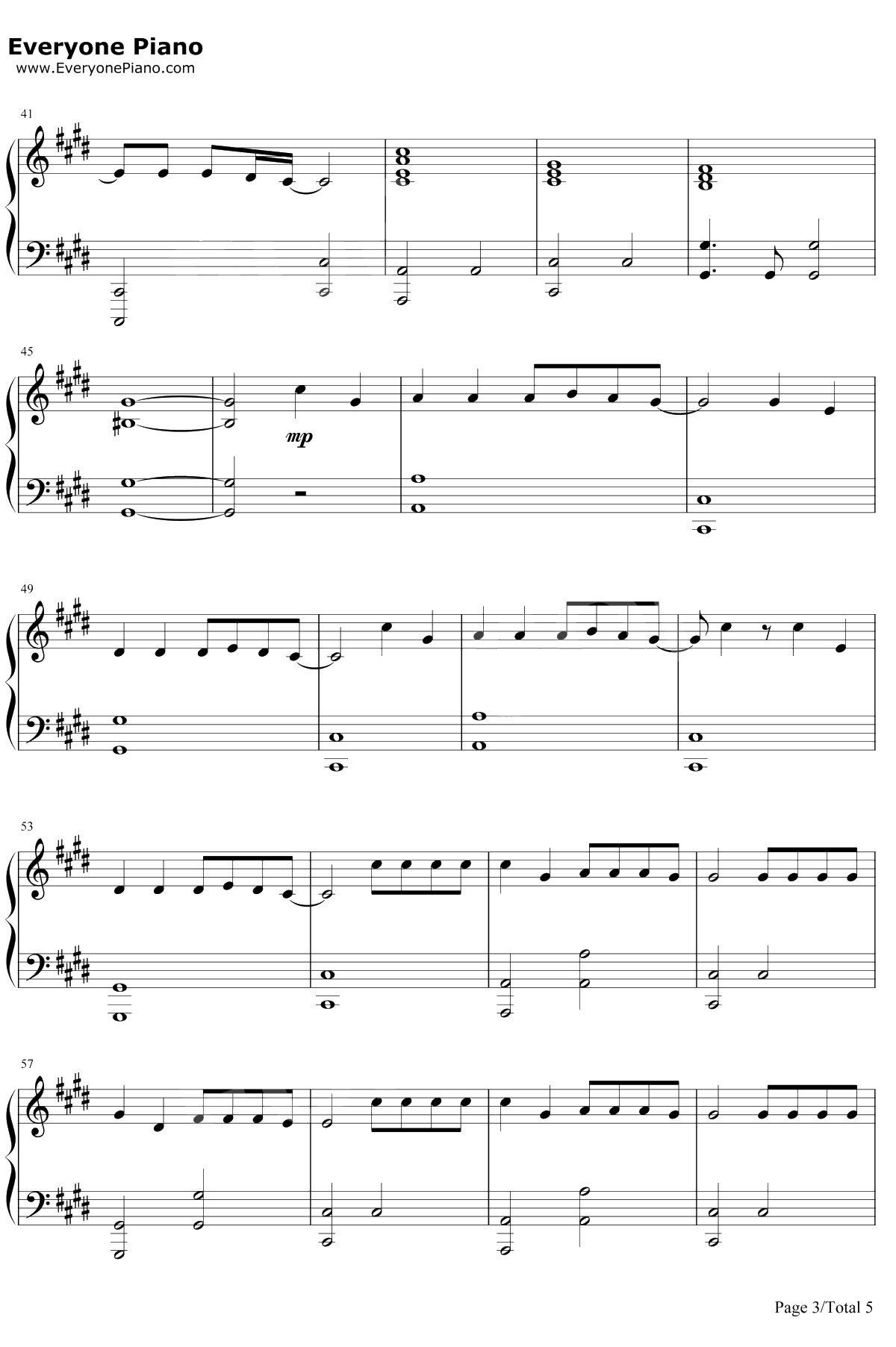 Lullaby钢琴谱-R3hab / Mike Williams3