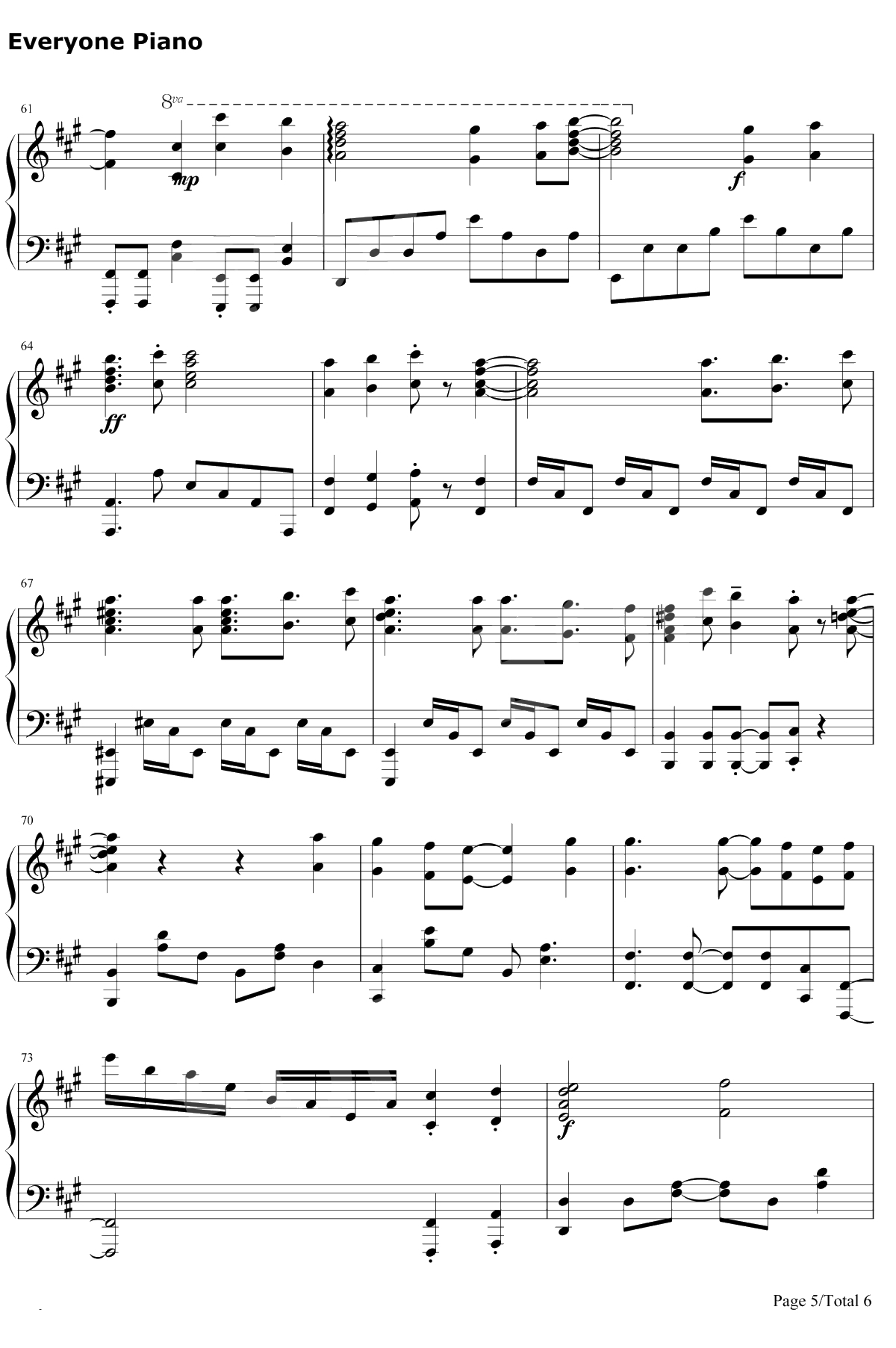 HAPPY PARTY TRAIN钢琴谱-Aqours5