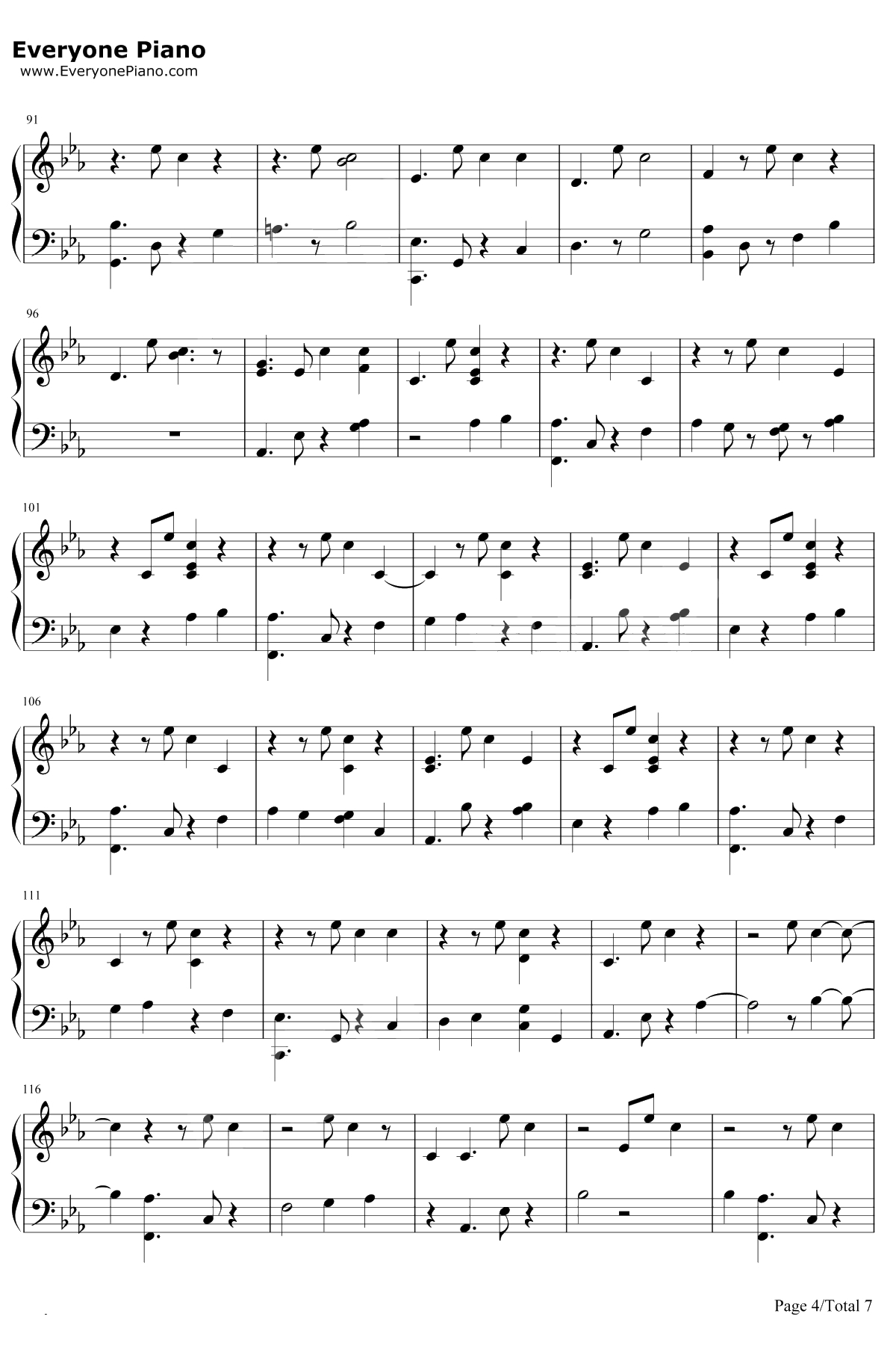 All The Stars钢琴谱-Kendrick Lamar / SZA4