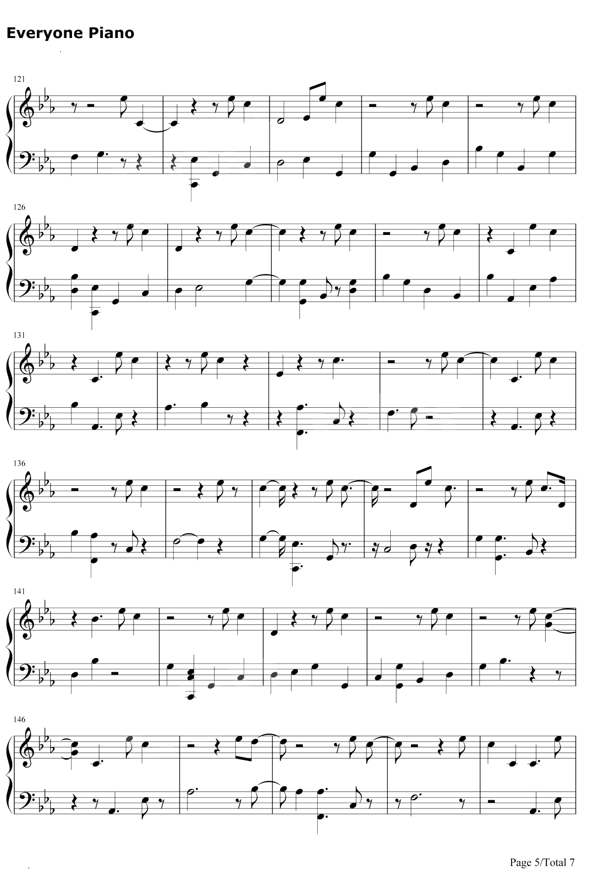 All The Stars钢琴谱-Kendrick Lamar / SZA5