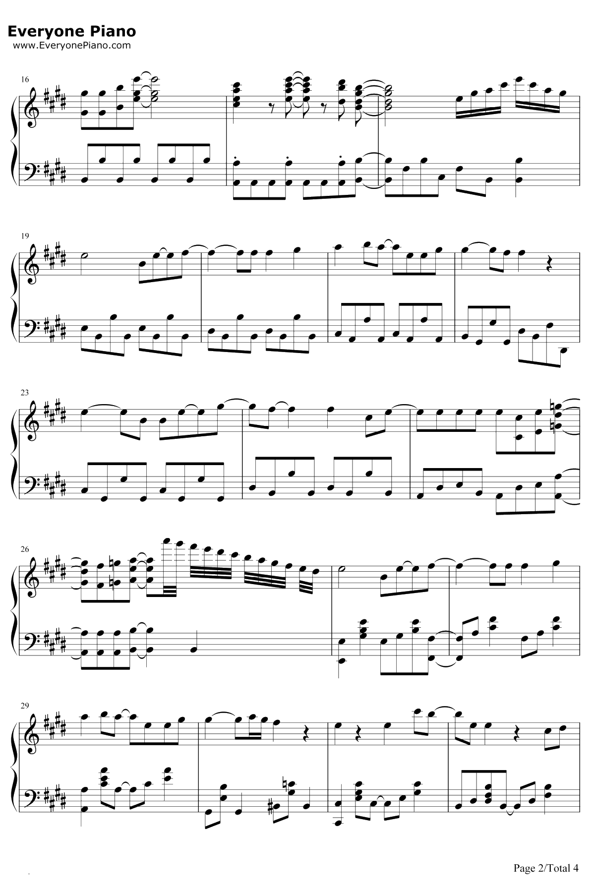 Memories钢琴谱-Comic Girls2