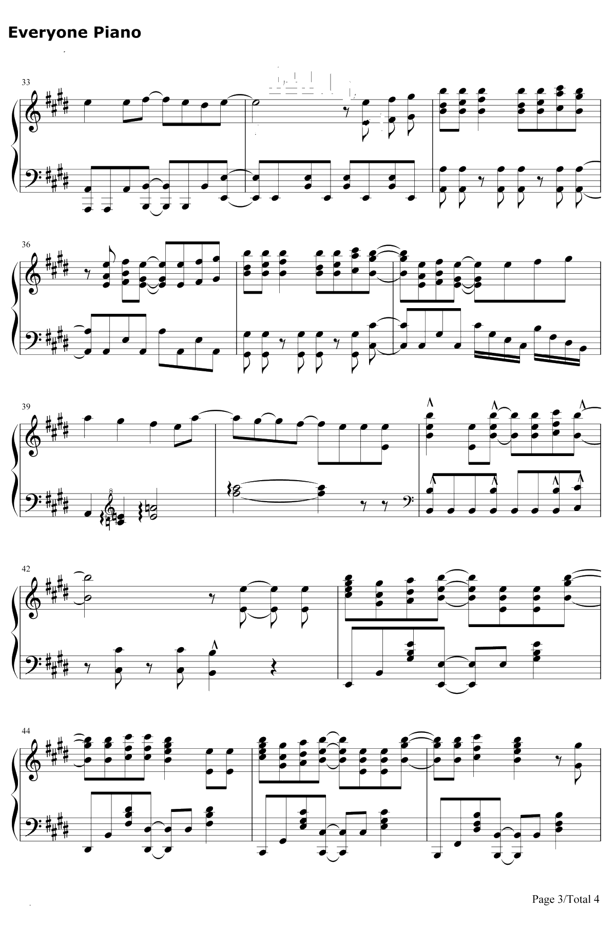 Memories钢琴谱-Comic Girls3