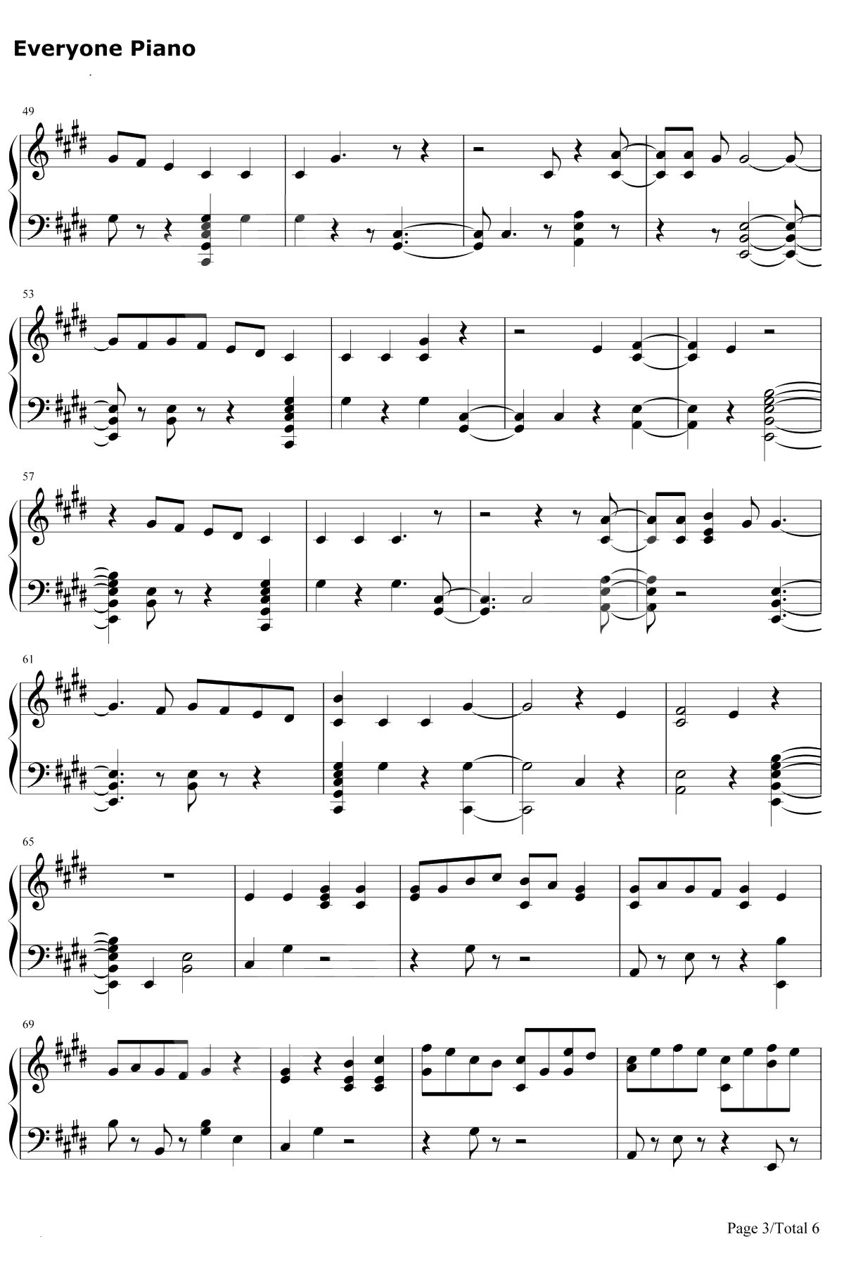 Start Again钢琴谱-One Republic / Logic-十三个原因第二季插曲3