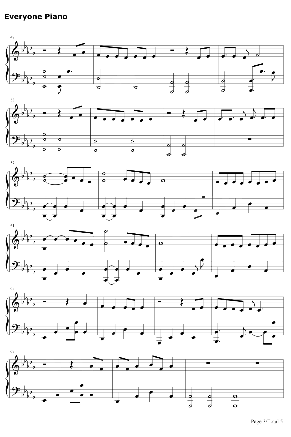 Bad Mood钢琴谱-Miley Cyrus3