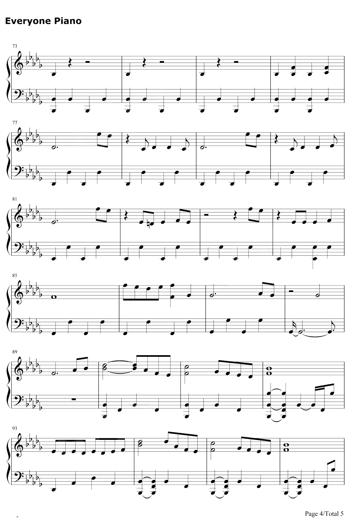 Bad Mood钢琴谱-Miley Cyrus4