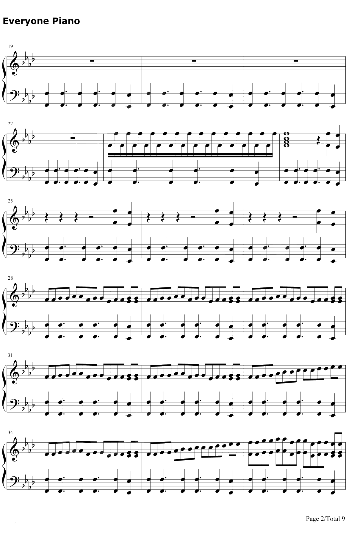 Action Reaction钢琴谱-Rupert Gregson-Williams2