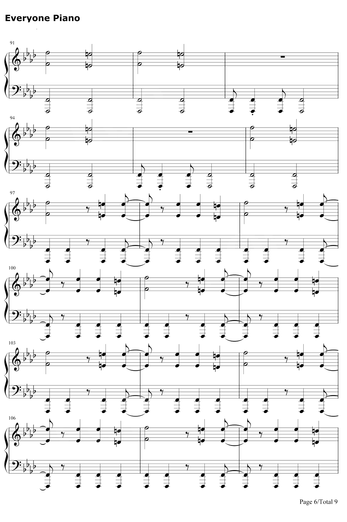 Action Reaction钢琴谱-Rupert Gregson-Williams6