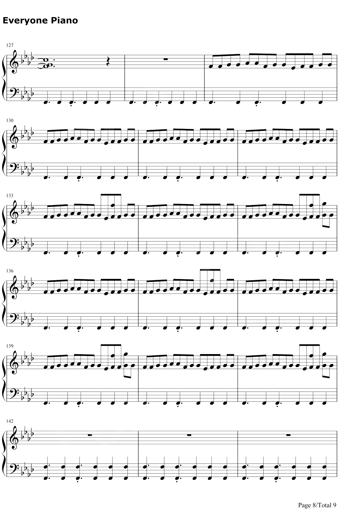 Action Reaction钢琴谱-Rupert Gregson-Williams8