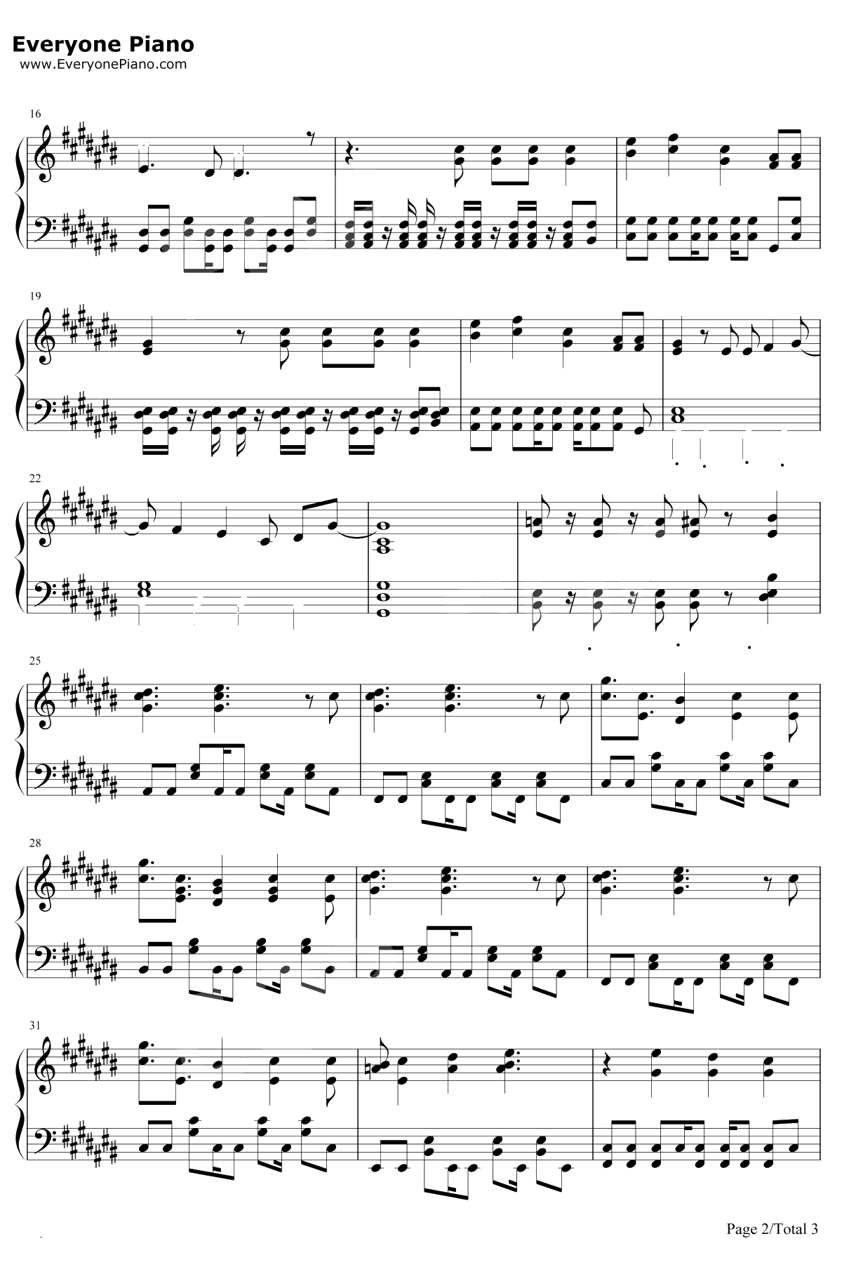 go forward钢琴谱-KIMERU2