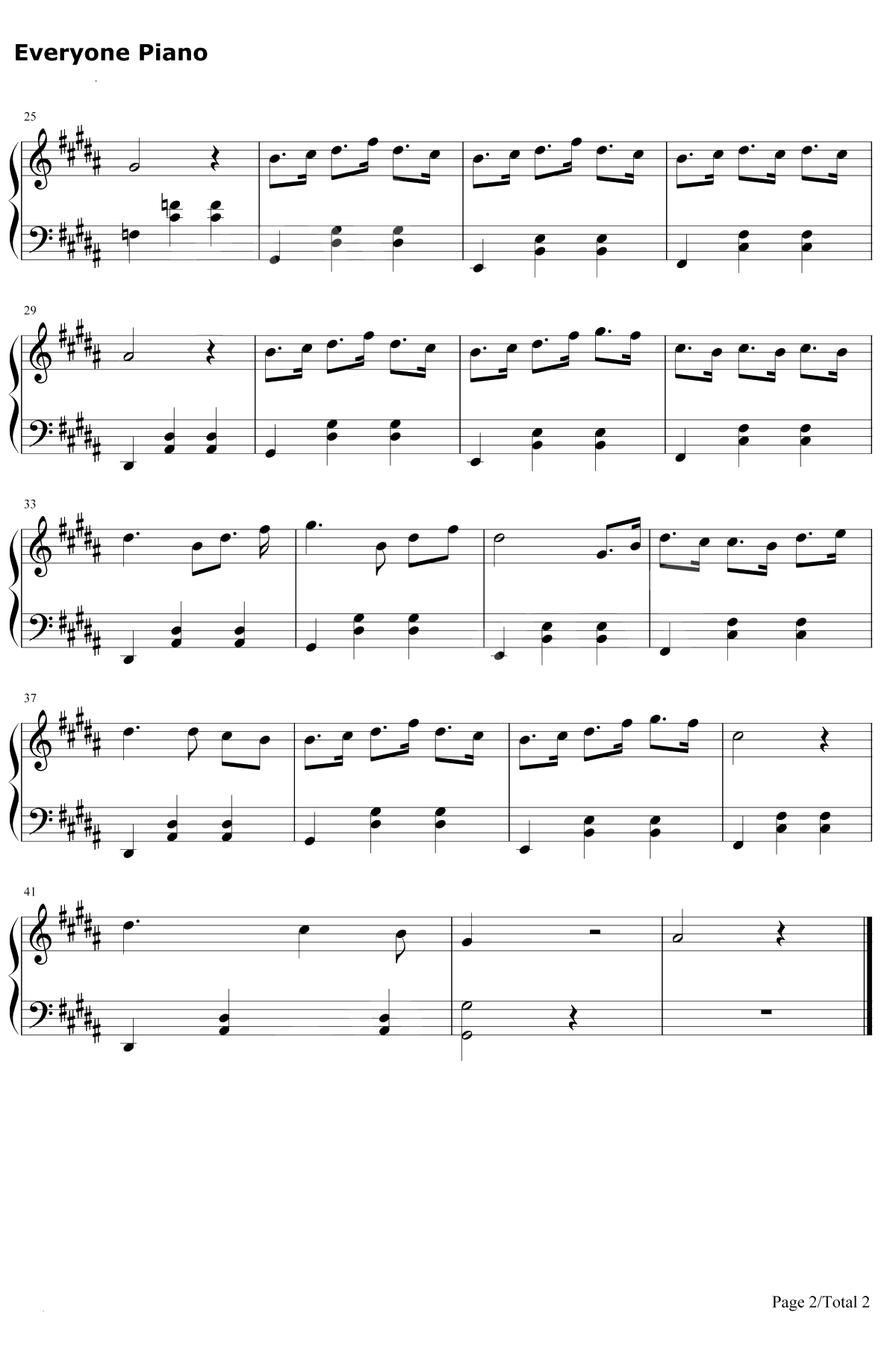 朱雀街 钢琴谱-宋秉洋2