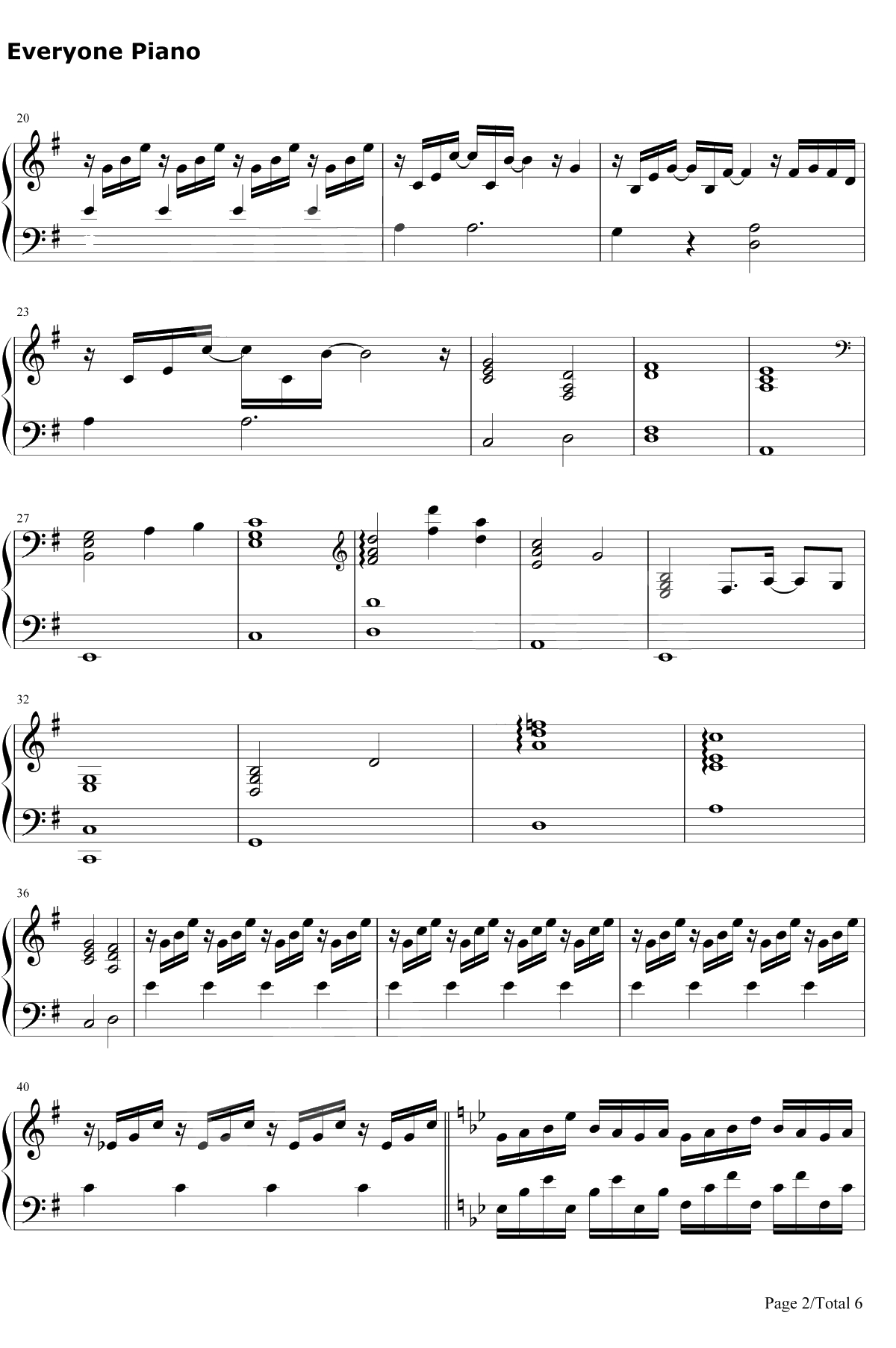 Speak to Me钢琴谱-Amy Lee2