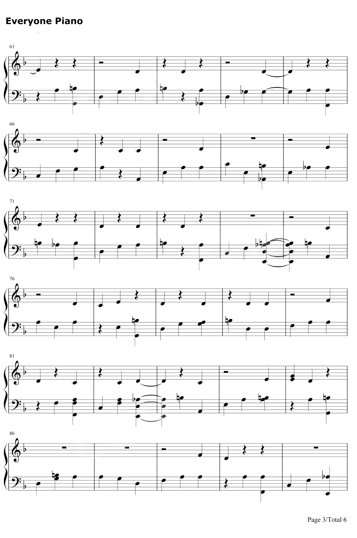 Fall In Line钢琴谱-Christina Aguilera / Demi Lovato3