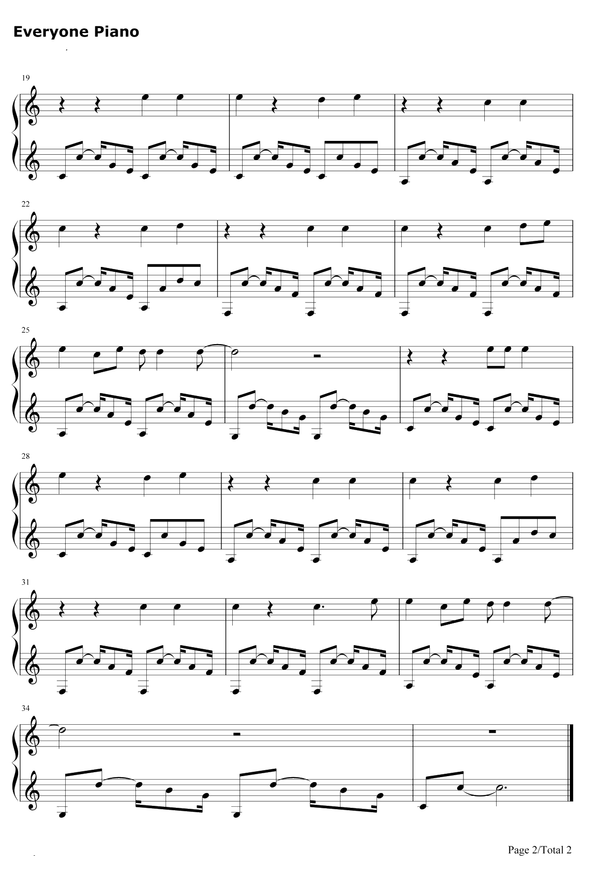 Bonfire Heart钢琴谱-JamesBlunt詹姆斯·布朗特-JamesBlunt2