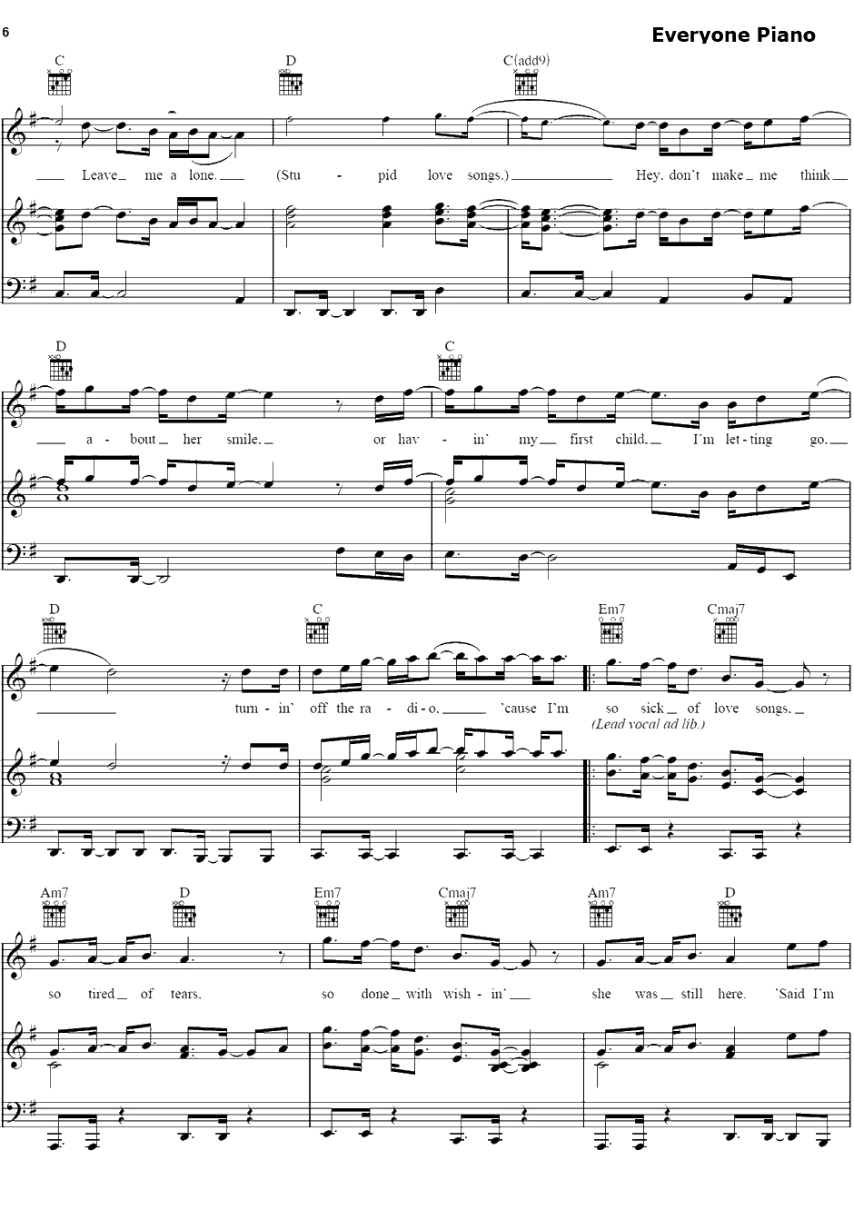 So Sick钢琴谱-Ne-Yo6