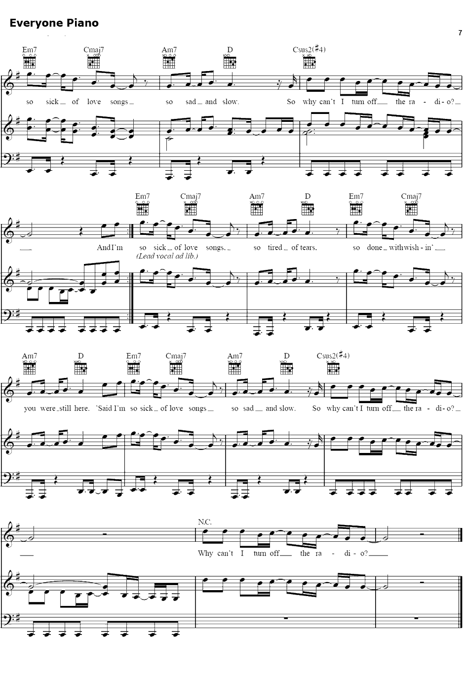 So Sick钢琴谱-Ne-Yo7