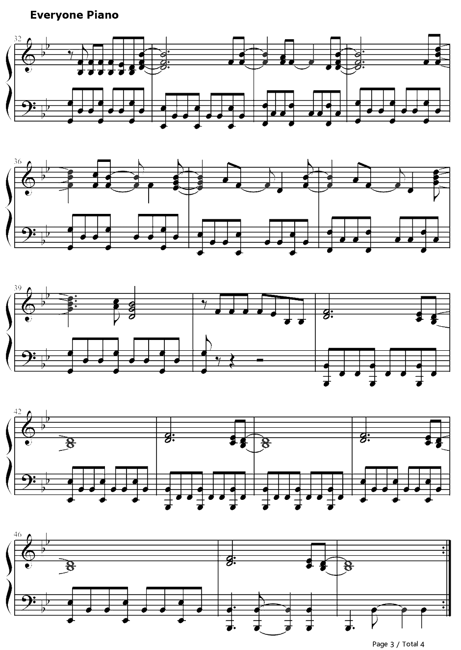 万花瞳钢琴谱-蔡依林-小时代3：刺金时代主题曲3