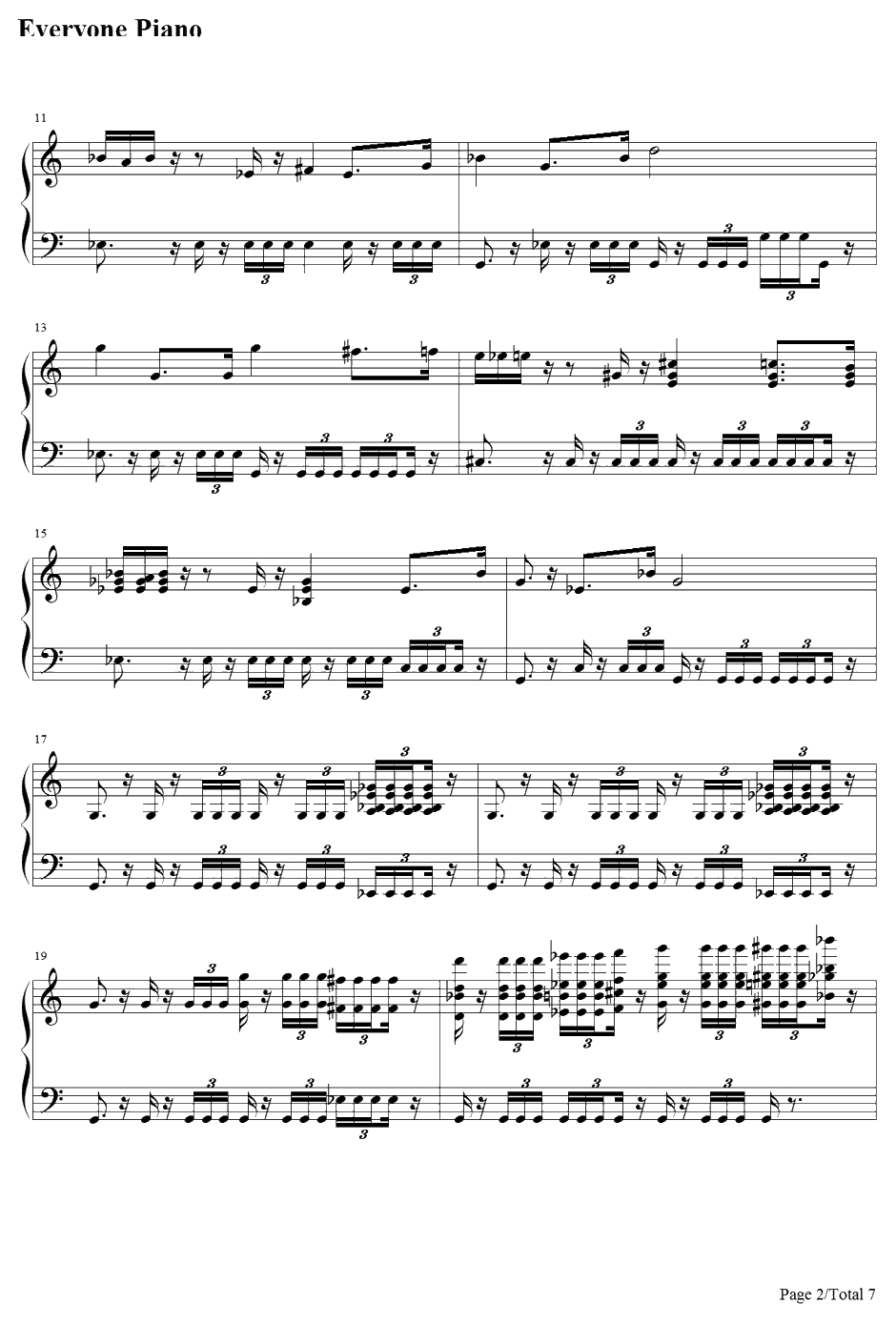 The Imperial March钢琴谱-JohnWilliams-帝国进行曲-星球大战配乐2