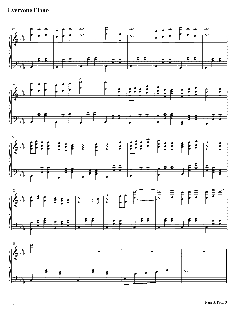 It's Only the Fairy Tale钢琴谱-宫村优子-TV动画『舞-HiME』插曲3