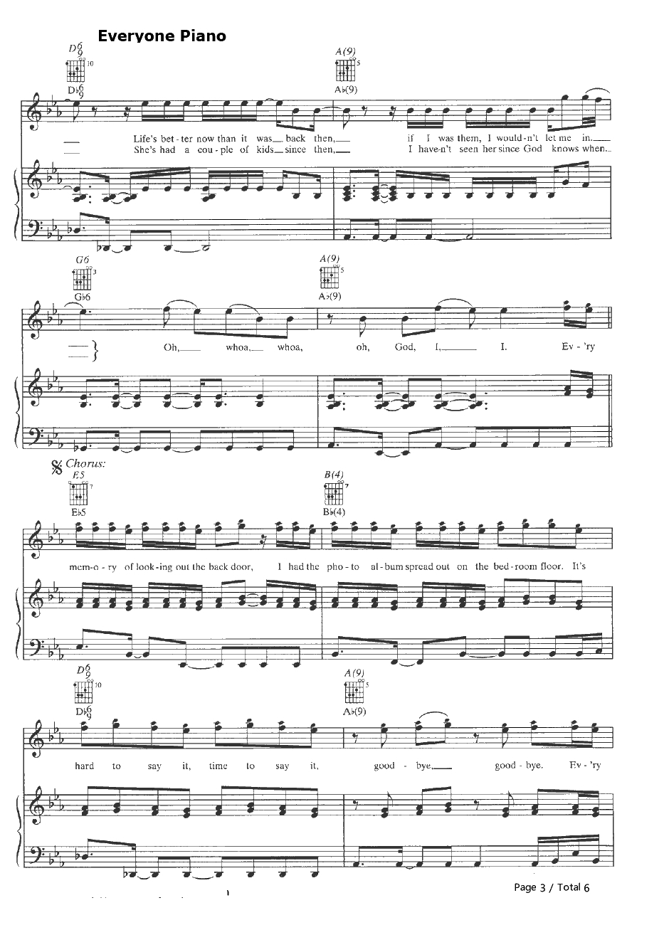 Photograph钢琴谱-Nickelback3